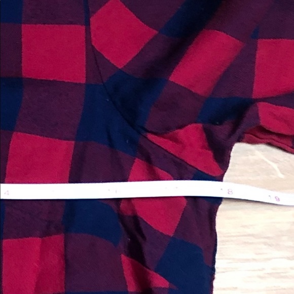 J.CREW MERCANTILE plaid boho bell sleeve shirt 2 - Picture 13 of 14